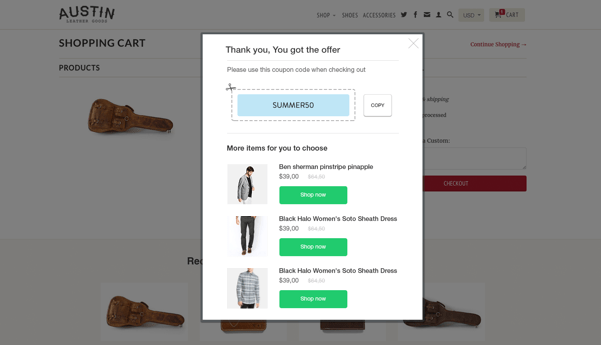 Increase sales on ecommerce store with checkout booster 1